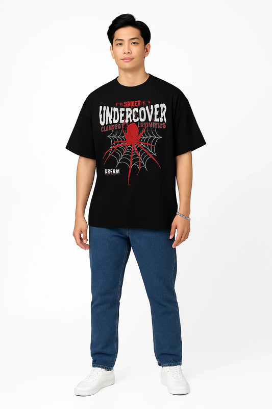Undercover Spider Oversized Black T-Shirt