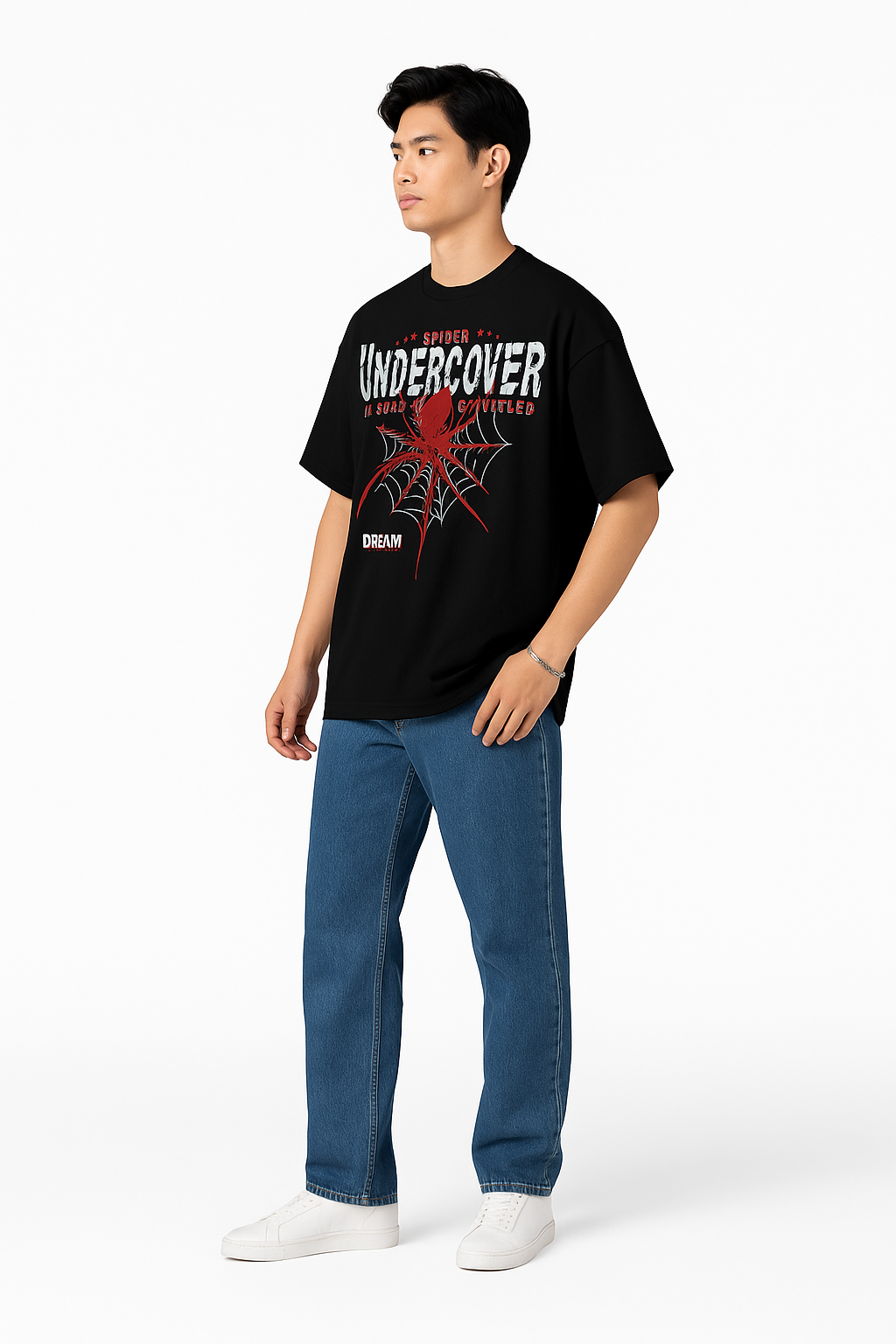 Undercover Spider Oversized Black T-Shirt