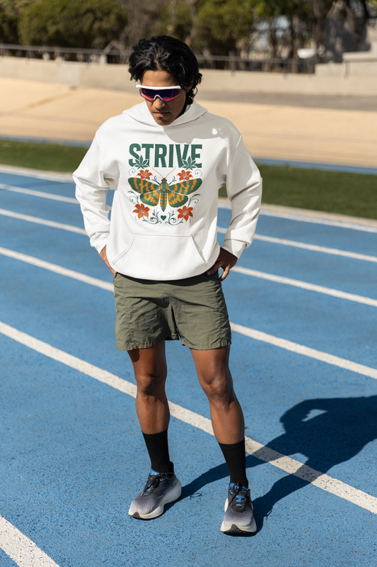 STRIVE Butterfly Moth Graphic Oversized Hoodie