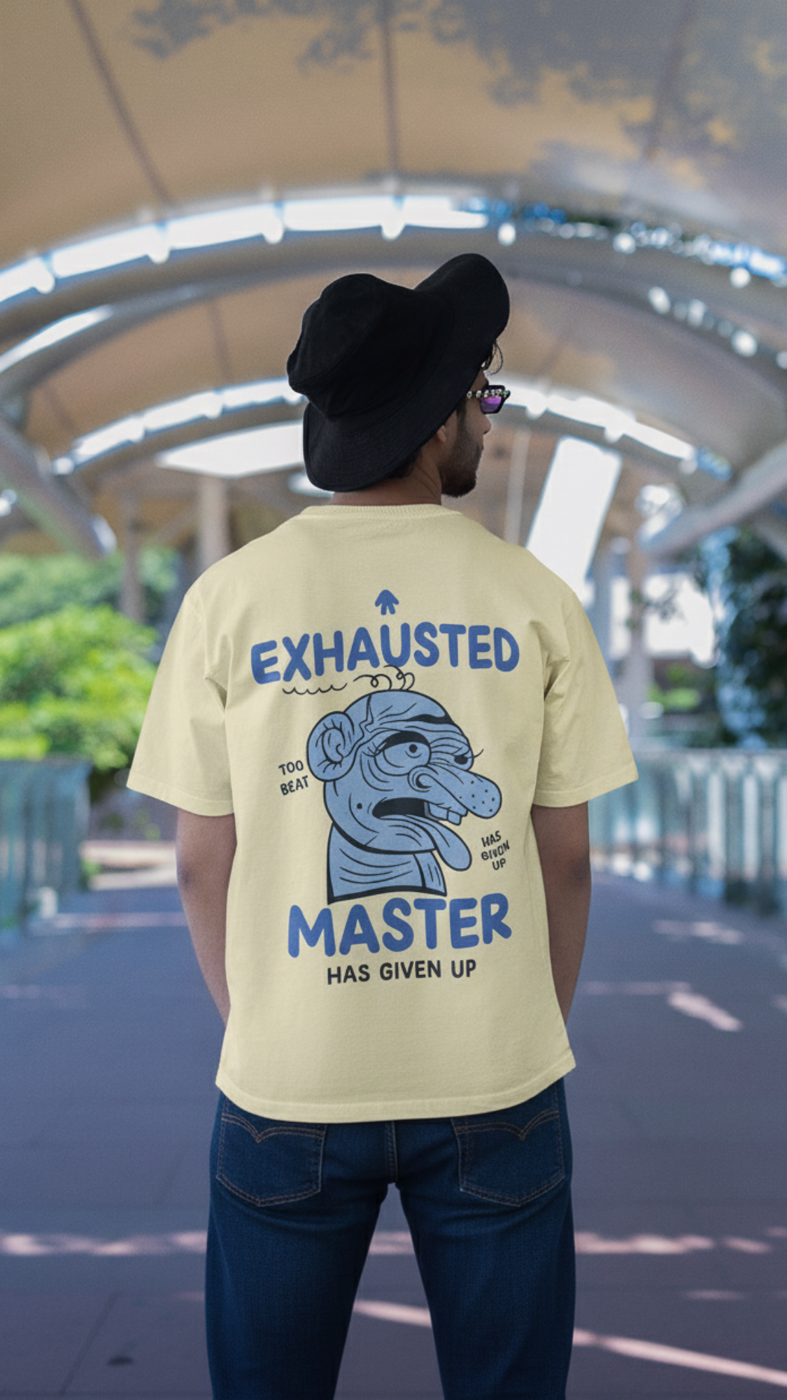 The 'Exhausted Master' Oversized T-Shirt