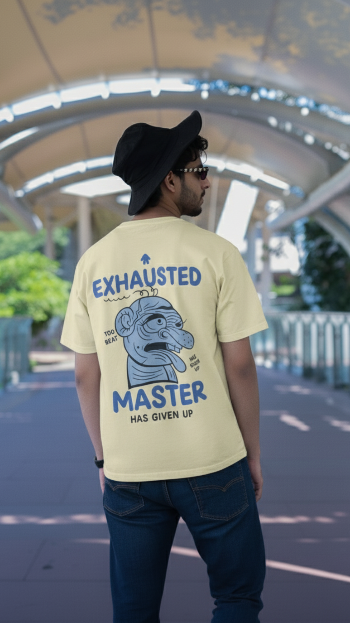 The 'Exhausted Master' Oversized T-Shirt