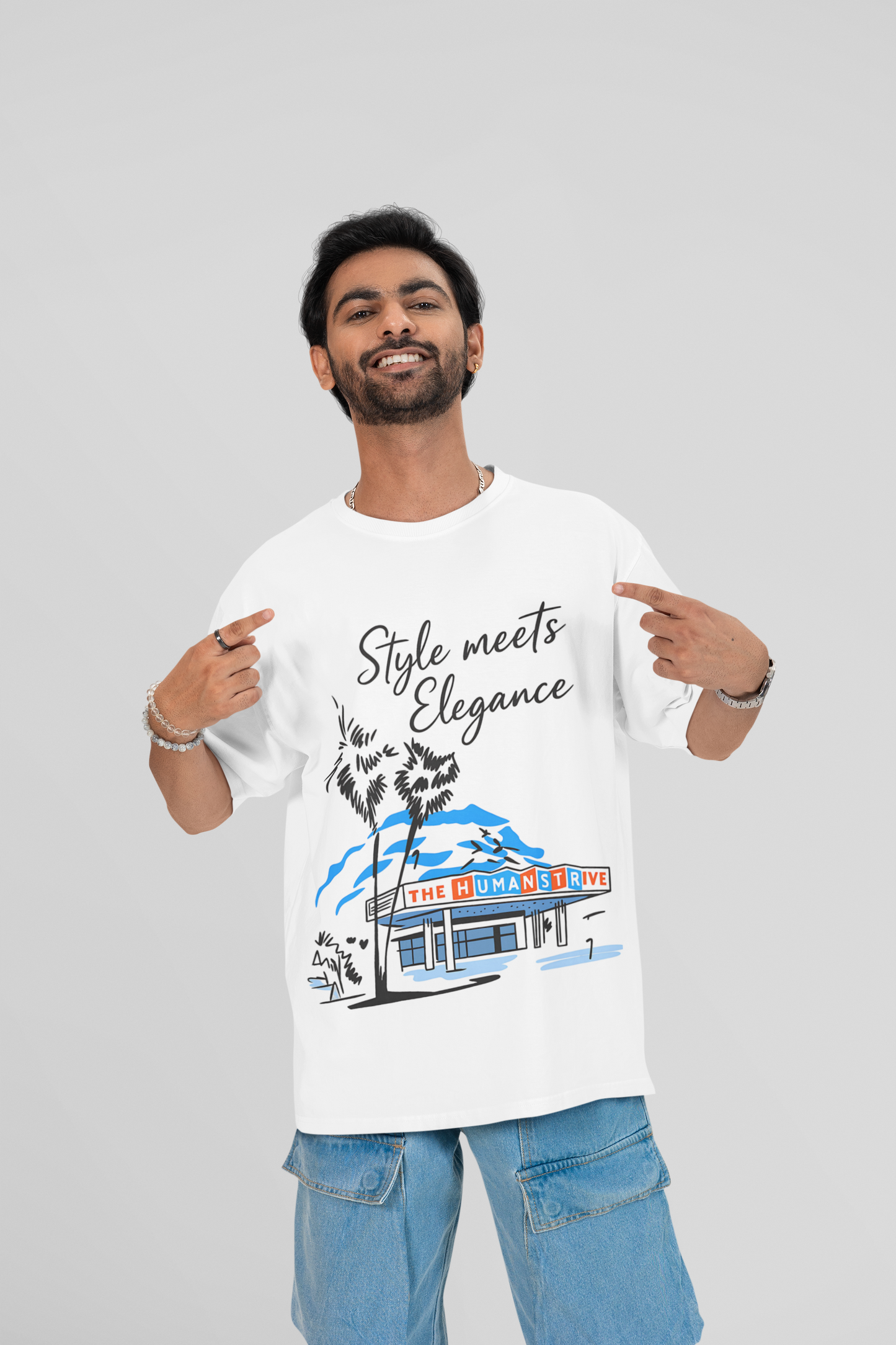 Style Meets Elegance Oversized Graphic T-Shirt