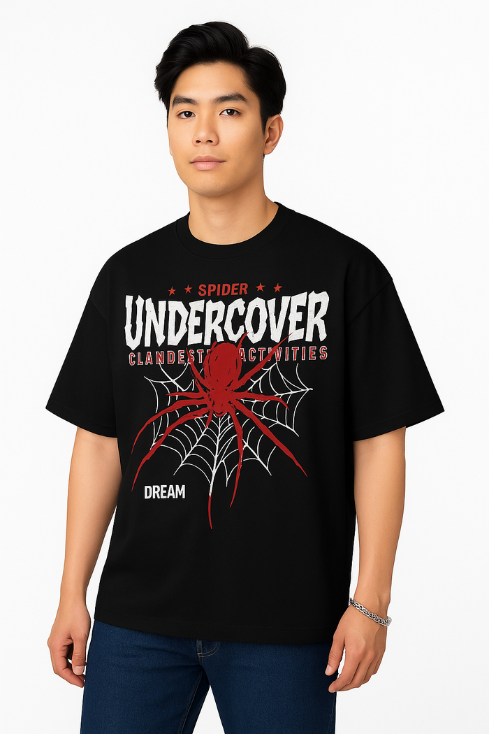 Undercover Spider Oversized Black T-Shirt