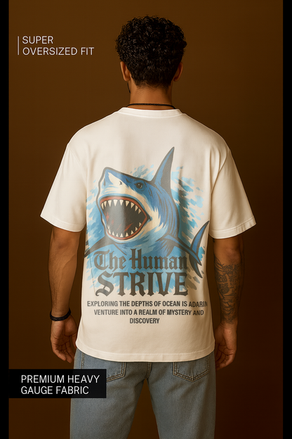 The Human Strive Shark Oversized T-Shirt