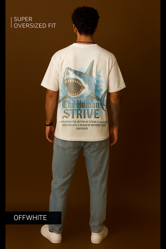 The Human Strive Shark Oversized T-Shirt