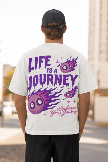 Life is a Journey Oversized T-Shirt – Chase the Light
