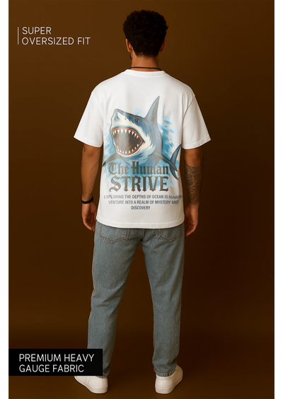 The Human Strive Shark Oversized T-Shirt