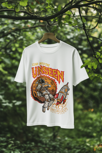 Leap into the Unseen Streetwear Graphic Tee.