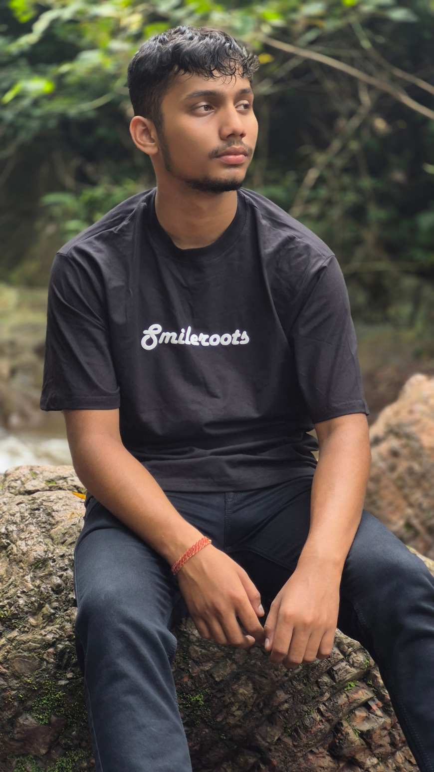 The Human Strive Black Tiger Graphic T-Shirt | Regular Fit Streetwear Essential