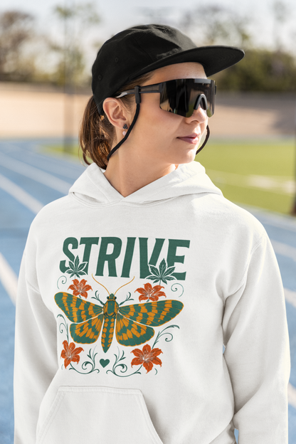 STRIVE Butterfly Moth Graphic Oversized Hoodie