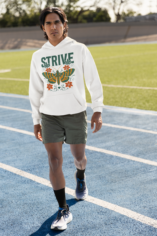 STRIVE Butterfly Moth Graphic Oversized Hoodie