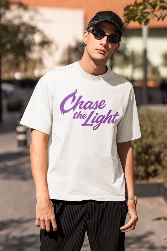 Life is a Journey Oversized T-Shirt – Chase the Light Motivational Streetwear