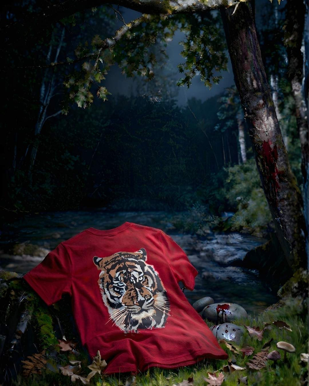 3D Tiger Puff Tshirt