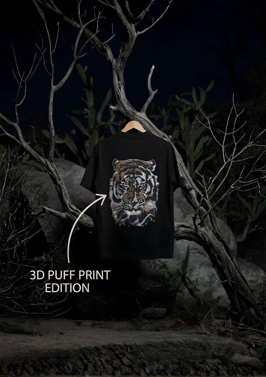 3D Tiger Puff Tshirt