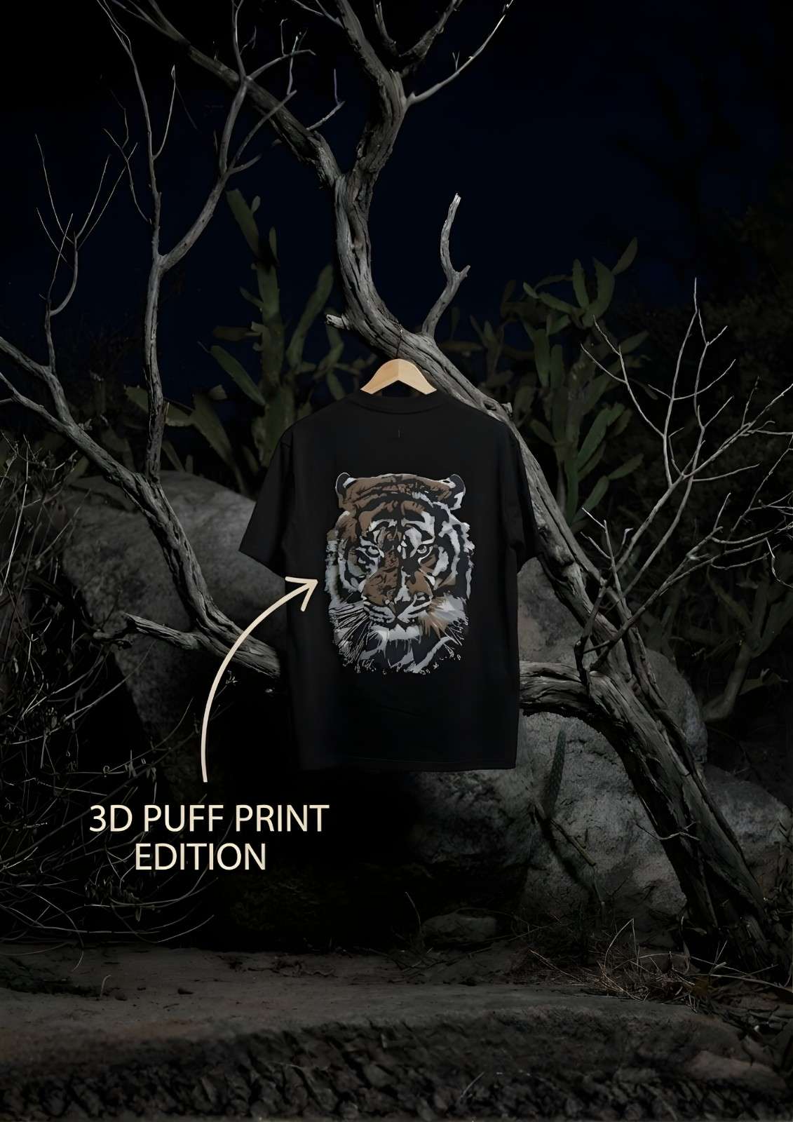 3D Tiger Puff Tshirt